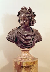 Busto de Luis XIV (1643-1715) como niño (bronce)